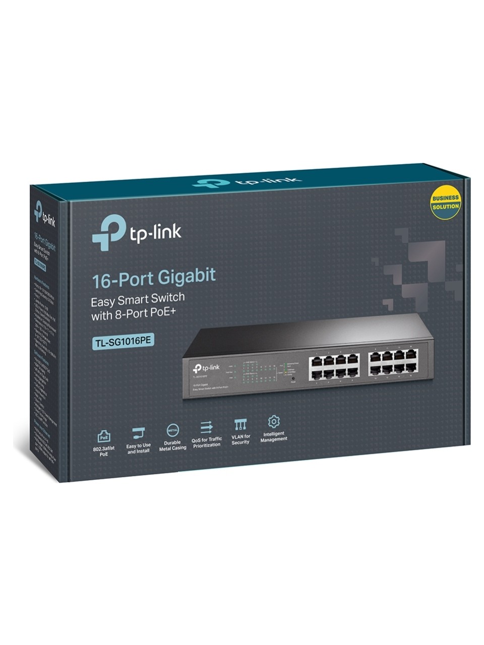 TP-Link  16-Port Gigabit Easy Smart 8 Port PoE Destekli Switch